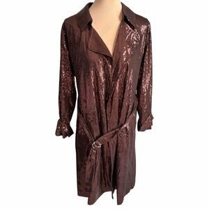 BOLD Elements Rich Brown Sequin Jacket – LP